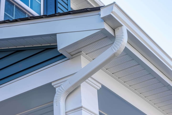 Cheap and durable vinyl gutters installation in Overland Park